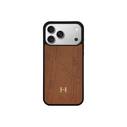 AAOO Premium Leather Style Phone Case with Metal for iPhone 12 17 Series