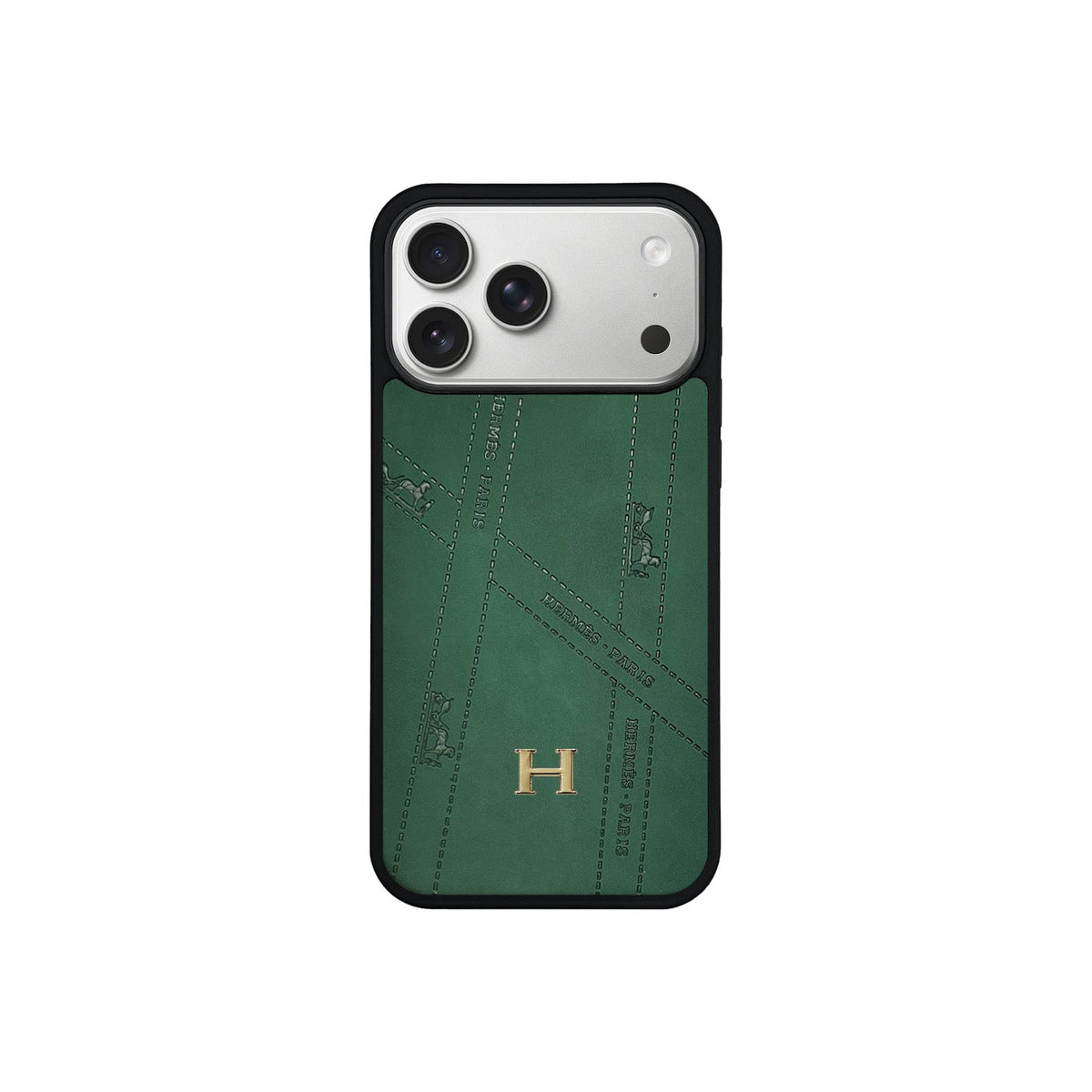 AAOO Premium Leather Style Phone Case with Metal for iPhone 12 17 Series