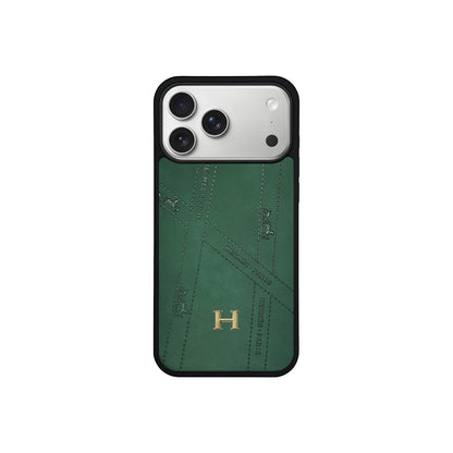 AAOO Premium Leather Style Phone Case with Metal for iPhone 12 17 Series