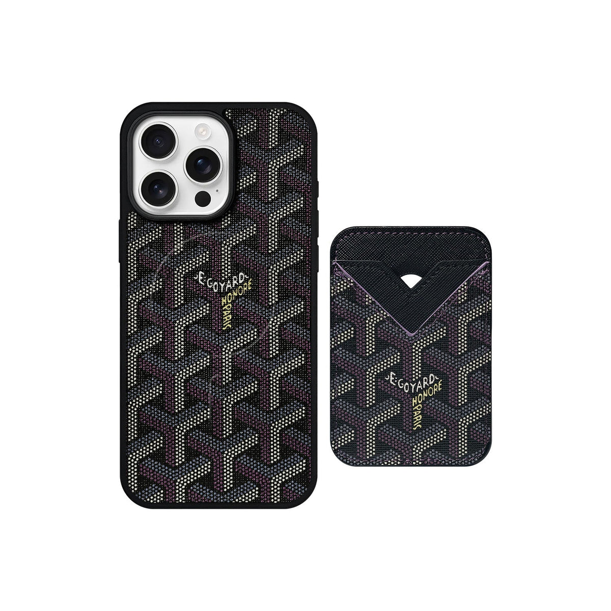 AAOO GD Vintage Leather Phone Case Magsafe Card-Holder For iPhone 12-17