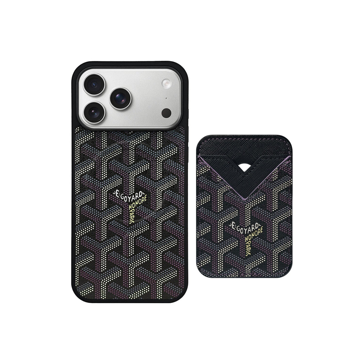 AAOO GD Vintage Leather Phone Case Magsafe Card-Holder For iPhone 12-17