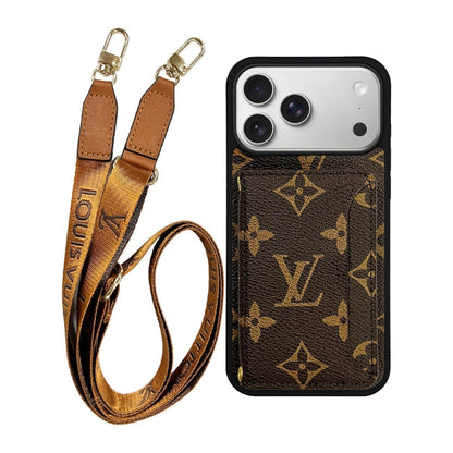AAOO Cardholder Fully Covered Lanyard for iPhone 12-17 Series – Phone Case