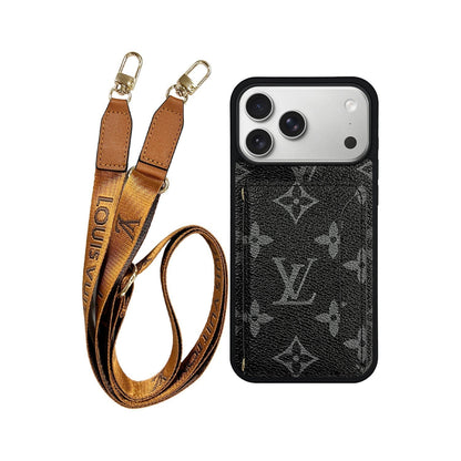 AAOO Cardholder Fully Covered Lanyard for iPhone 12-17 Series – Phone Case