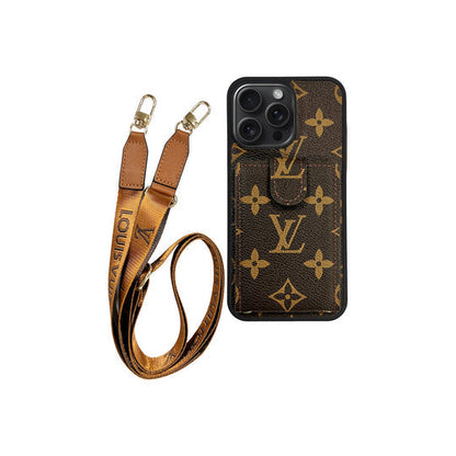 AAOO Luxury Leather iPhone Case With Card Wallet