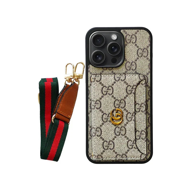 AAOO CARDHOLDER & LANYARD BRWN – Phone Case