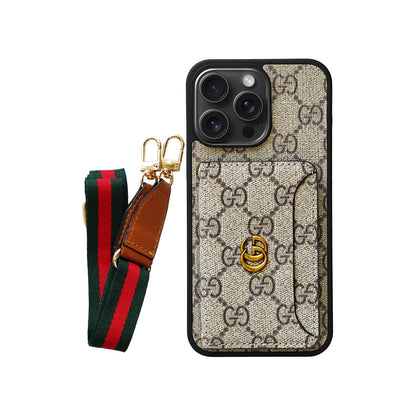 AAOO Phone Case with Strap For iPhone 12-17 Series