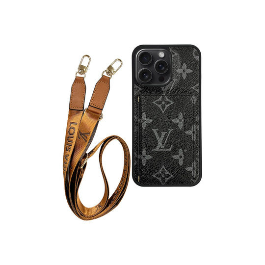 AAOO Cardholder Fully Covered Lanyard for iPhone 12-17 Series – Phone Case