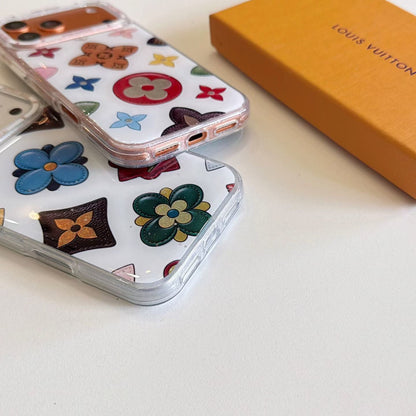 AAOO Multicolor White Phone Case iPhone
