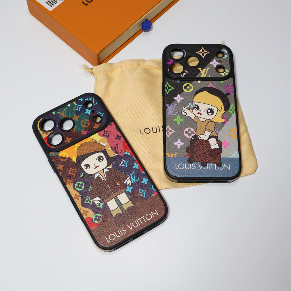 AAOO Luxuriöse Handyhülle im Anime-Stil für iPhone 13–17
