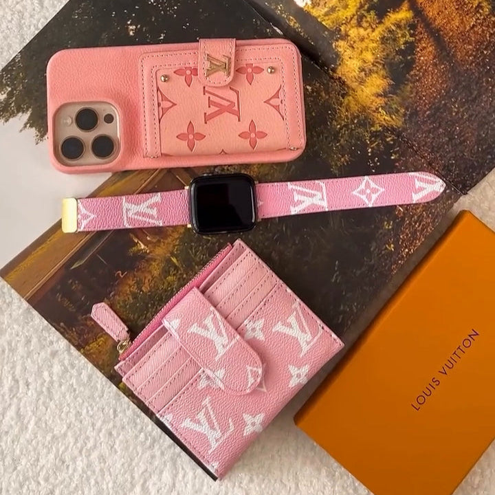 AAOO Luxury Leather Card Holder Phone Case for iPhone 17 16 15 14