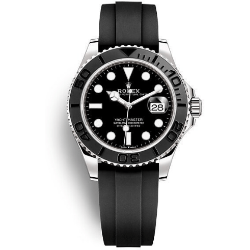 AAOO Yacht-Master Caoutchouc Noir Watch