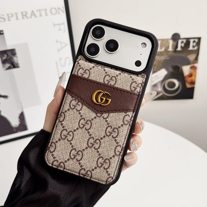 AAOO Kartenhalter-Handyhülle für iPhone 12-17