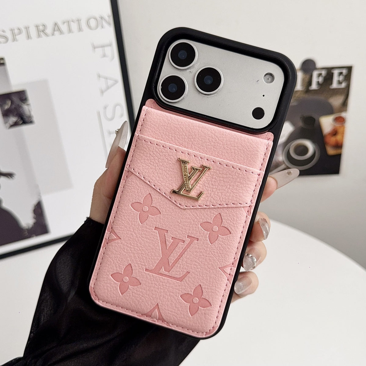 AAOO Kartenhalter-Handyhülle für iPhone 12-17
