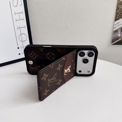 AAOO Kartenhalter-Handyhülle für iPhone 12-17
