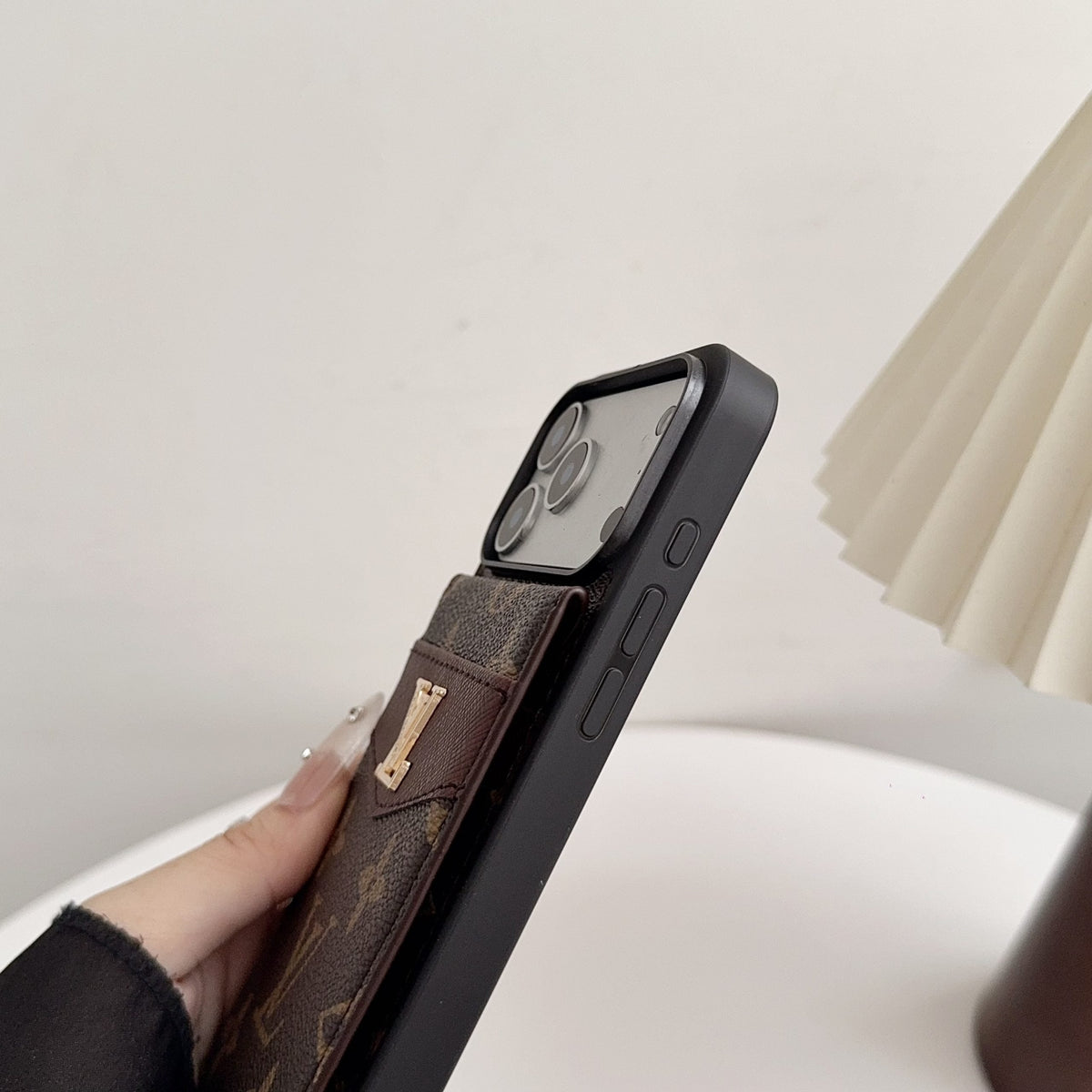 AAOO Kartenhalter-Handyhülle für iPhone 12-17