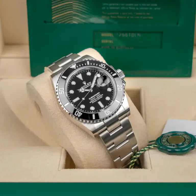 AAOO Submariner Date Steel Ceramic Bezel Black Watch