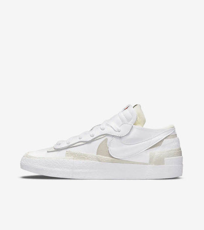 AAOO Blazer Low Weiß Lackleder