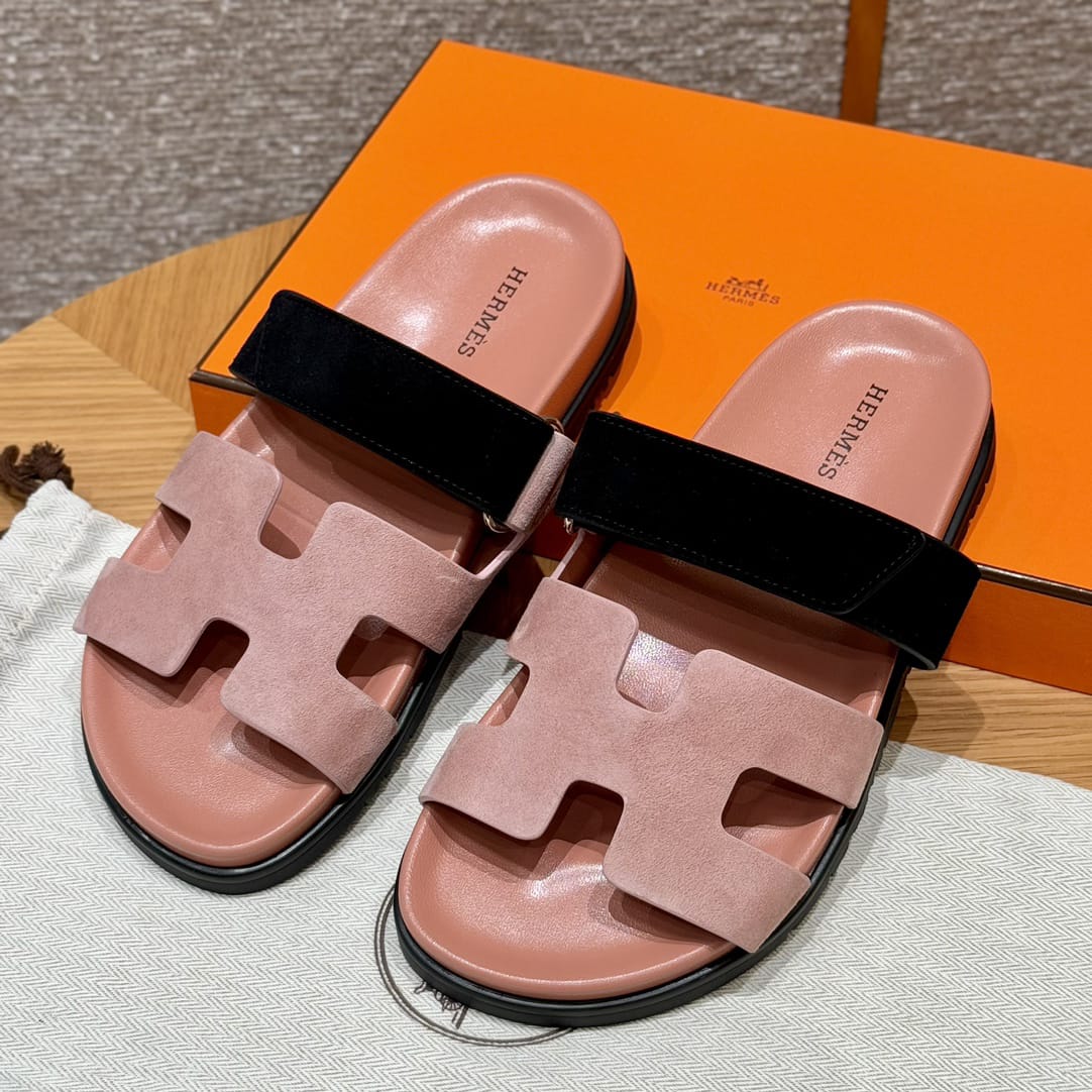 AAOO Sandalen Zypern Rose & Schwarz