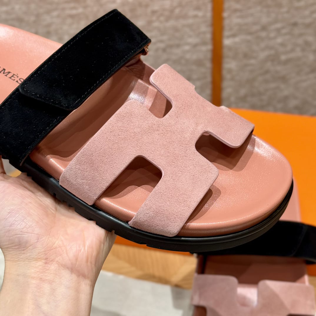 AAOO Sandalen Zypern Rose & Schwarz