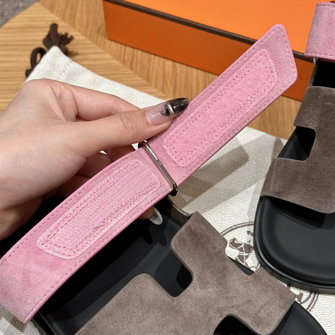 AAOO Sandalen Chypre Braun & Rosa