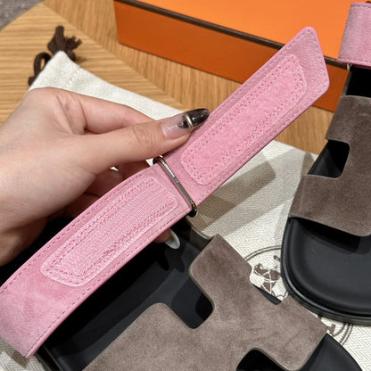 AAOO Sandalen Chypre Braun & Rosa