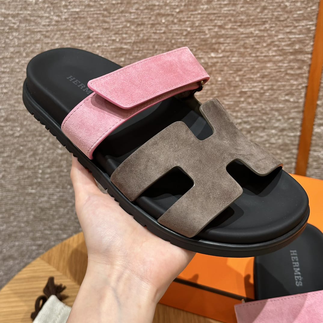 AAOO Sandalen Chypre Braun & Rosa