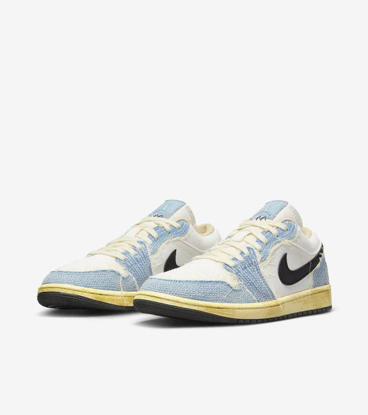 AAOO Jordan 1 Low SE WRMK Sashiko Denim