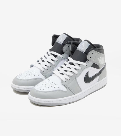 AAOO Jordan 1 Mid Light Smoke Grey Anthracite
