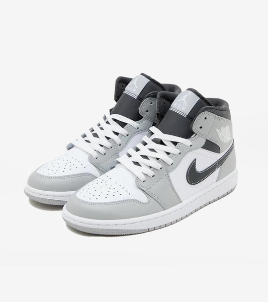 AAOO Jordan 1 Mid Light Smoke Grey Anthracite