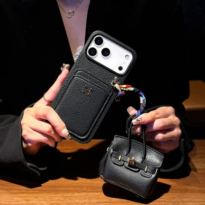 AAOO Luxuriöse Handyhülle mit AirPods Case für iPhone 14-17