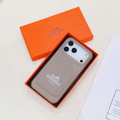 AAOO Luxus-Lederhülle für iPhone 13-17