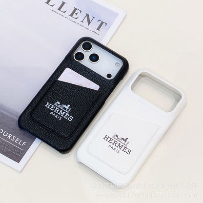 AAOO Luxus-Lederhülle für iPhone 13-17