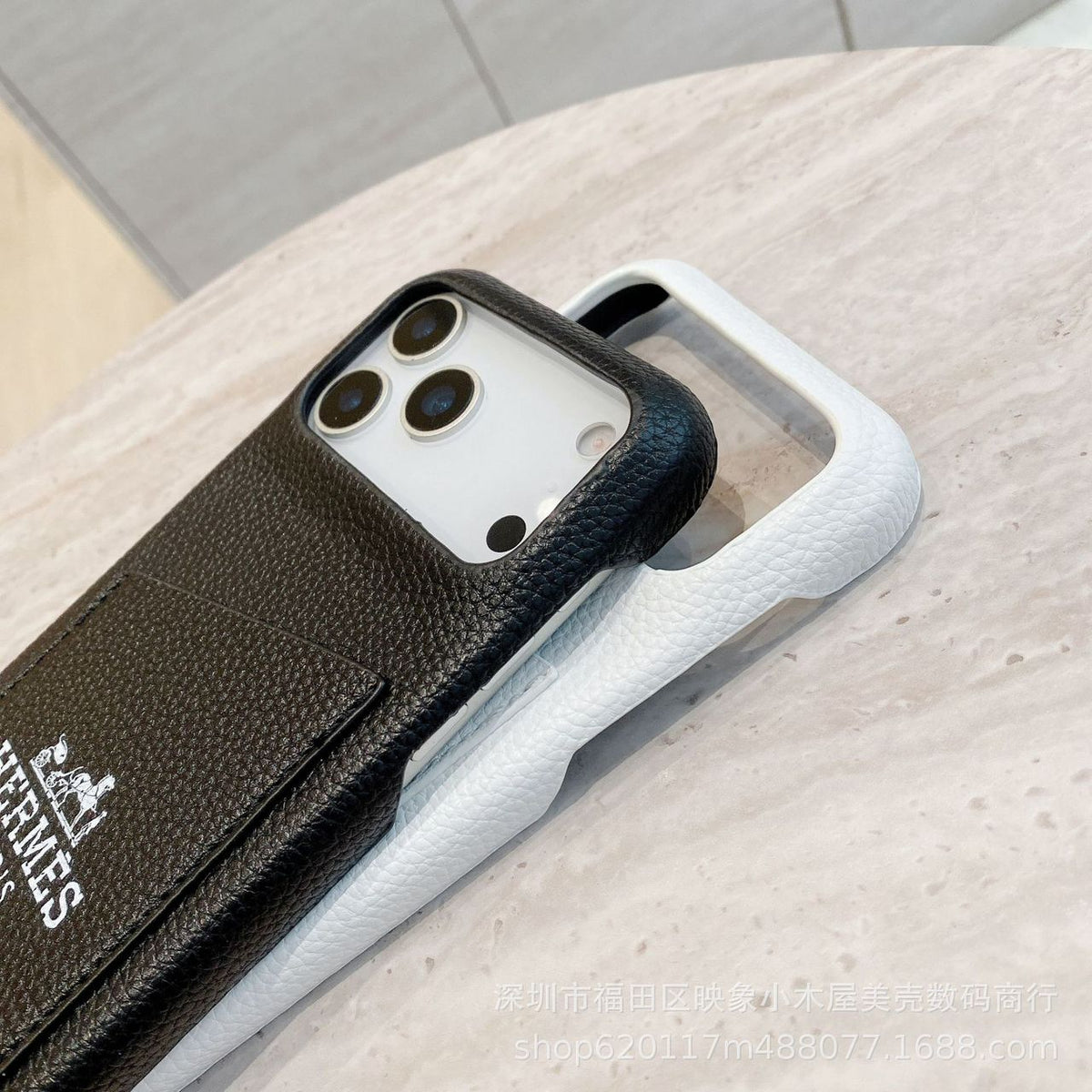 AAOO Luxus-Lederhülle für iPhone 13-17