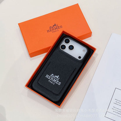 AAOO Luxus-Lederhülle für iPhone 13-17