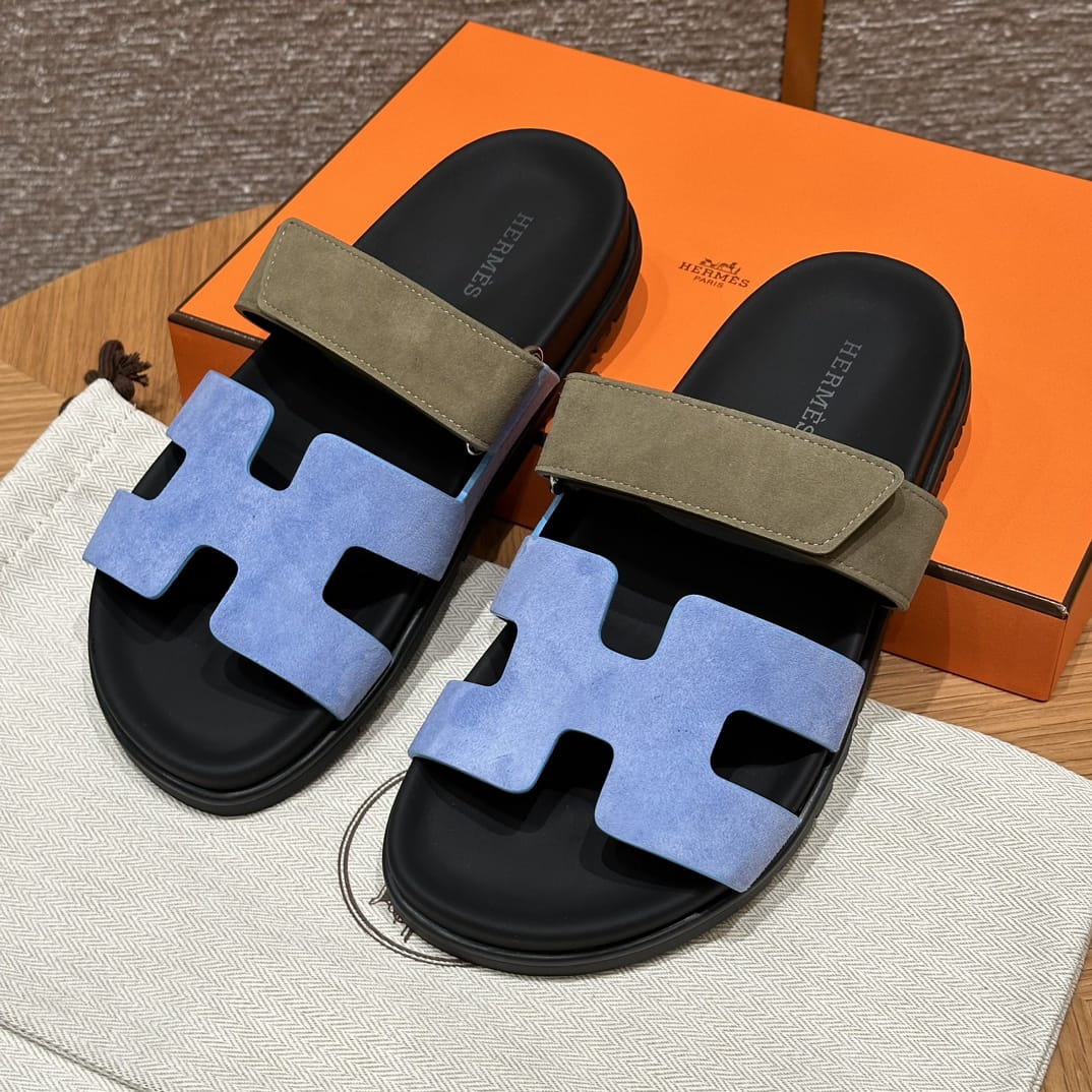 AAOO Sandalen Zypern Blau Khaki