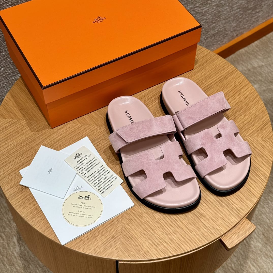 AAOO Sandales Chypre Rose Daim