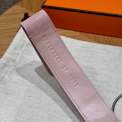 AAOO Sandales Chypre Rose Daim