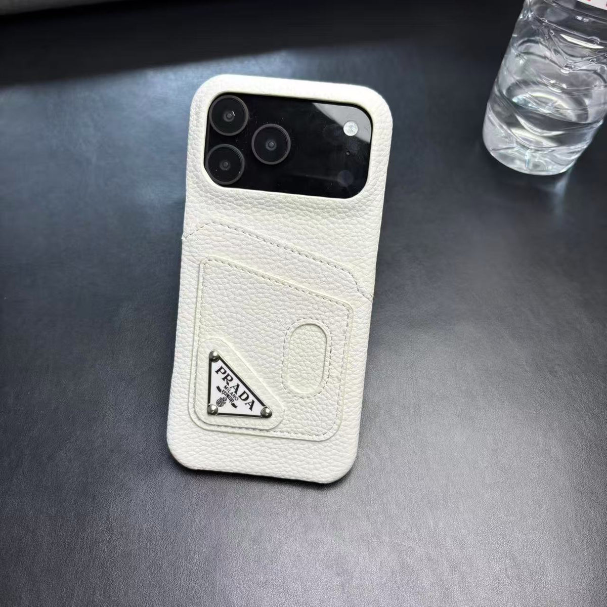 AAOO Stylish Phone Case with Card Holder For iPhone 13-17