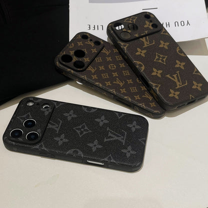 AAOO Premium braune Handyhülle für iPhone 12-17