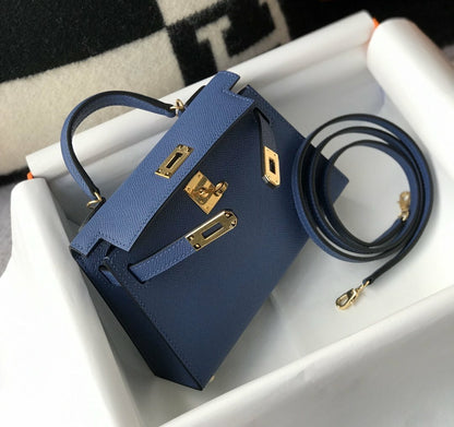 AAOO 100053 Luxustasche 19cm Blau