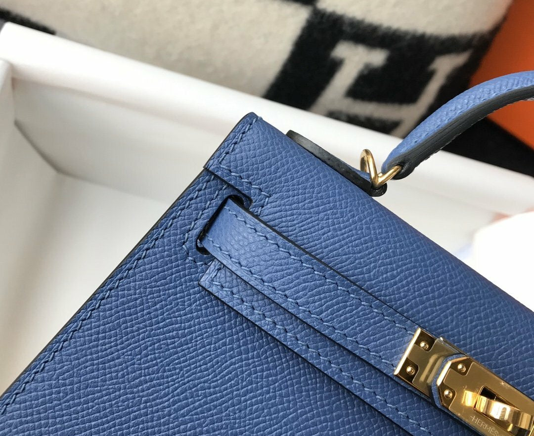 AAOO 100053 Luxustasche 19cm Blau