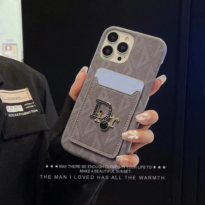AAOO Luxuriöse iPhone-Hülle mit Kartenhalter