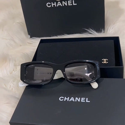AAOO Fashion Rectangle Acetate Sunglasses
