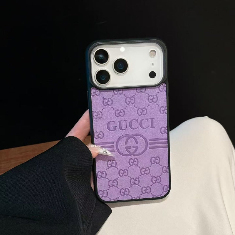 AAOO Inspired Phone Case Premium Leather Texture Slim Fit Bumper Case