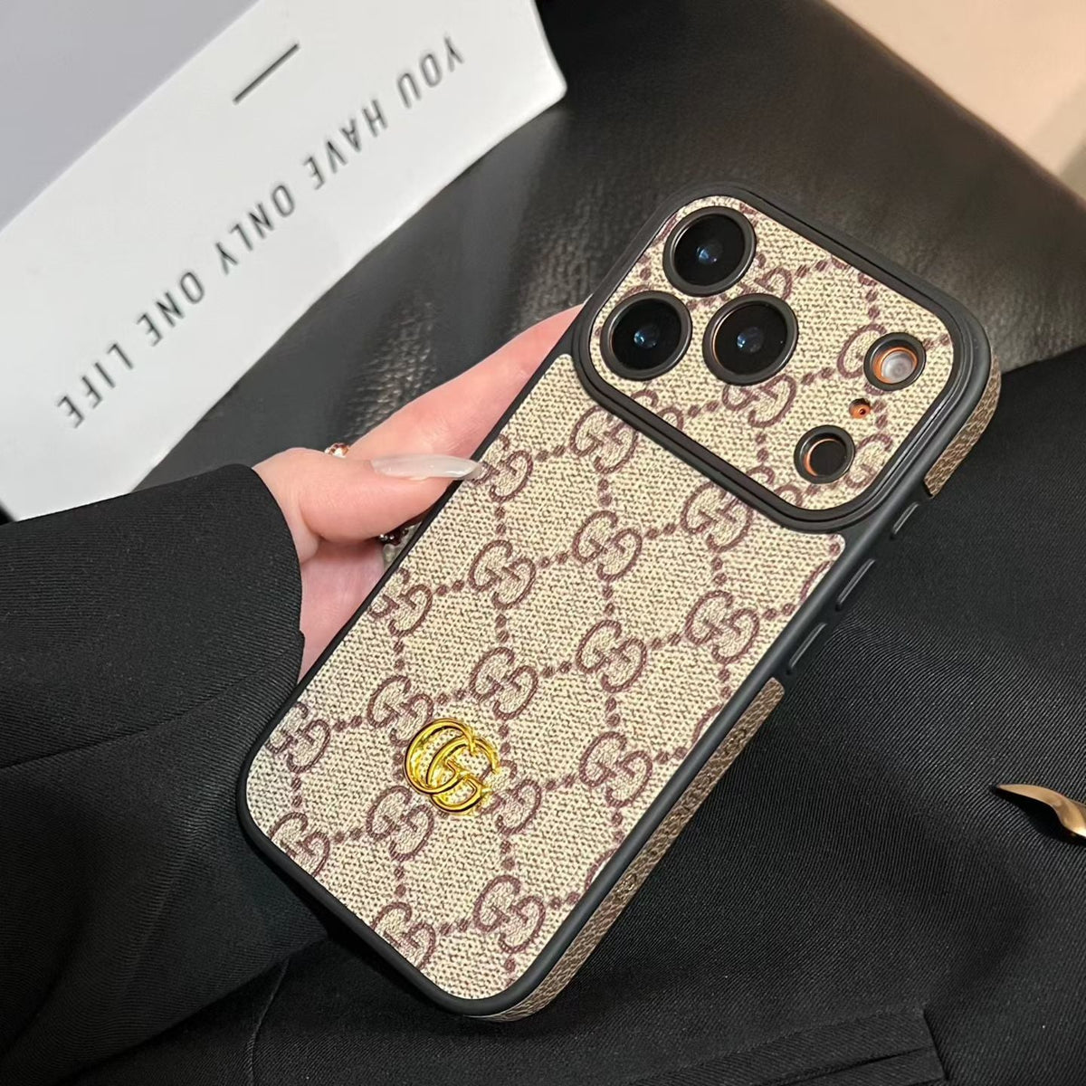 AAOO Luxury iPhone Case with Interchangeable Camera Lens Frames