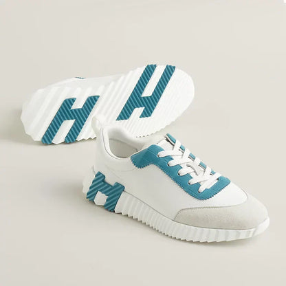 AAOO Sneakers Blanc Bleu Minéral