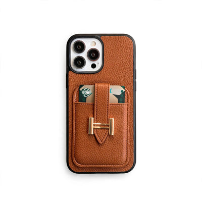 AAOO Luxury Leather iPhone Case