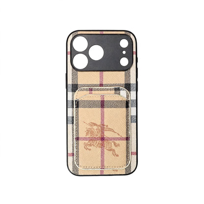 AAOO Handyhülle mit Luxus-Kartenhalter für iPhone 12-17