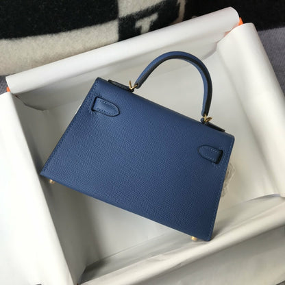 AAOO 100053 Luxustasche 19cm Blau