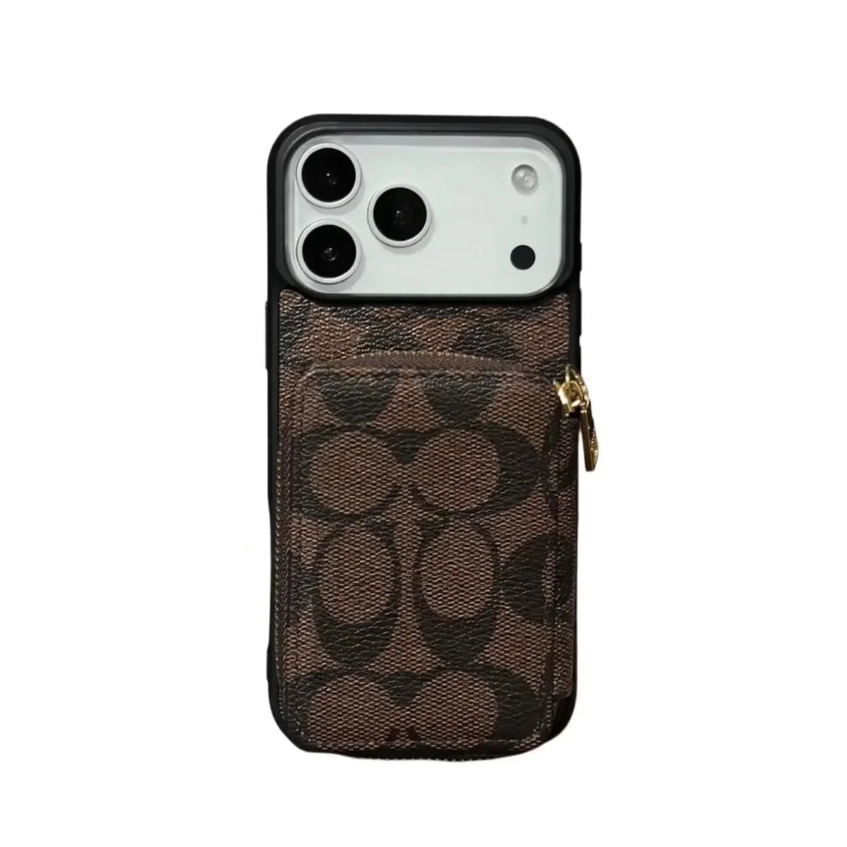 AAOO Luxus-Leder Handyhülle mit Kartenhalter für iPhone 12-17